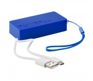 Nibbler USB power bank, kék