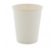 Papcap M papír pohár, 120 ml, fehér