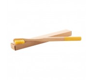 ColoBoo bambusz fogkefe, sárga