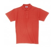 Ultra Cotton piqué póló, felnőtt méretben, piros