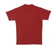 Softstyle Mens férfi póló, piros