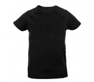 Tecnic Plus K gyermek póló, fekete